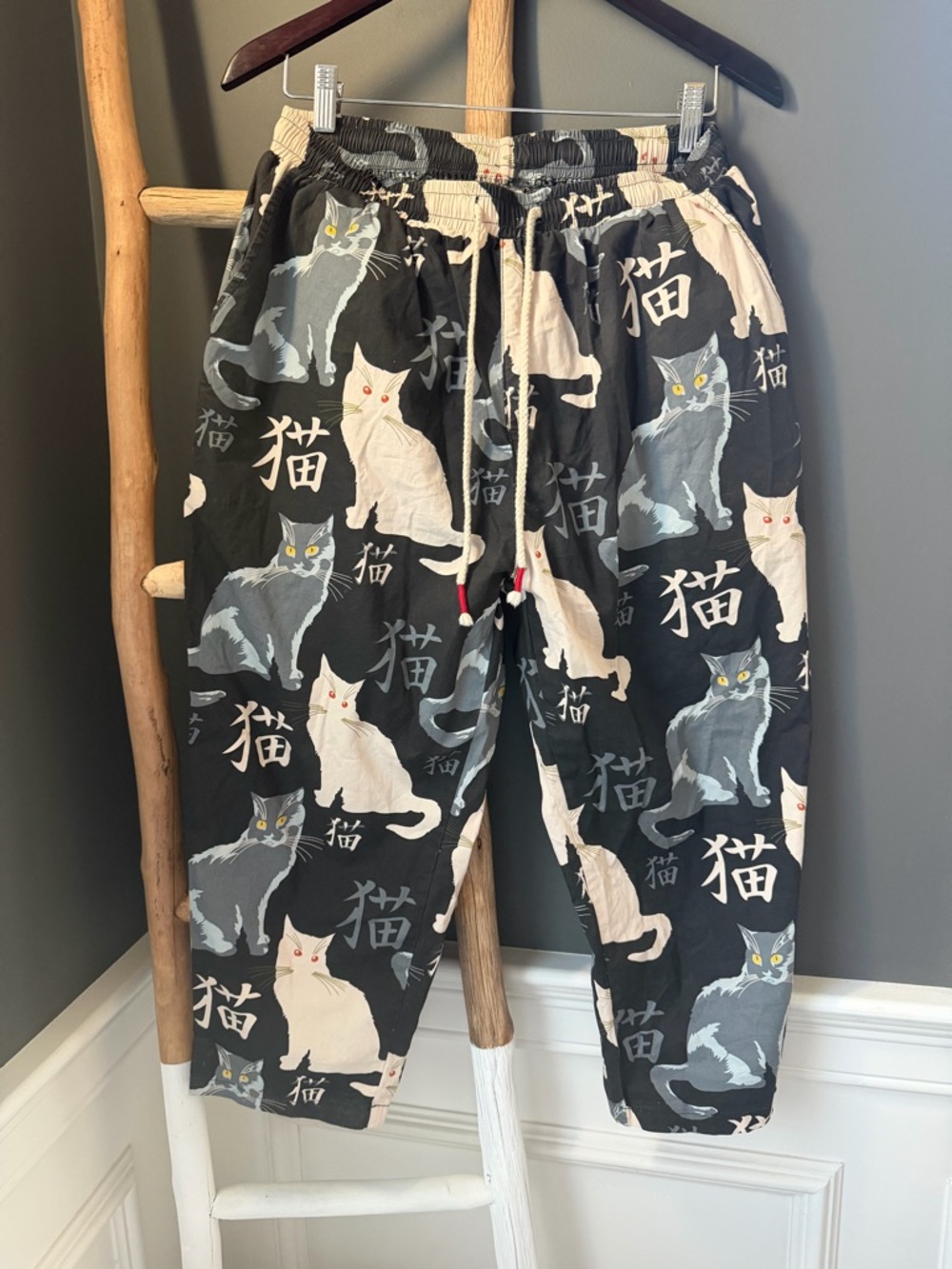 MR-DONOO Neko Cat Japanese Streetwear Harem Baggy Pant